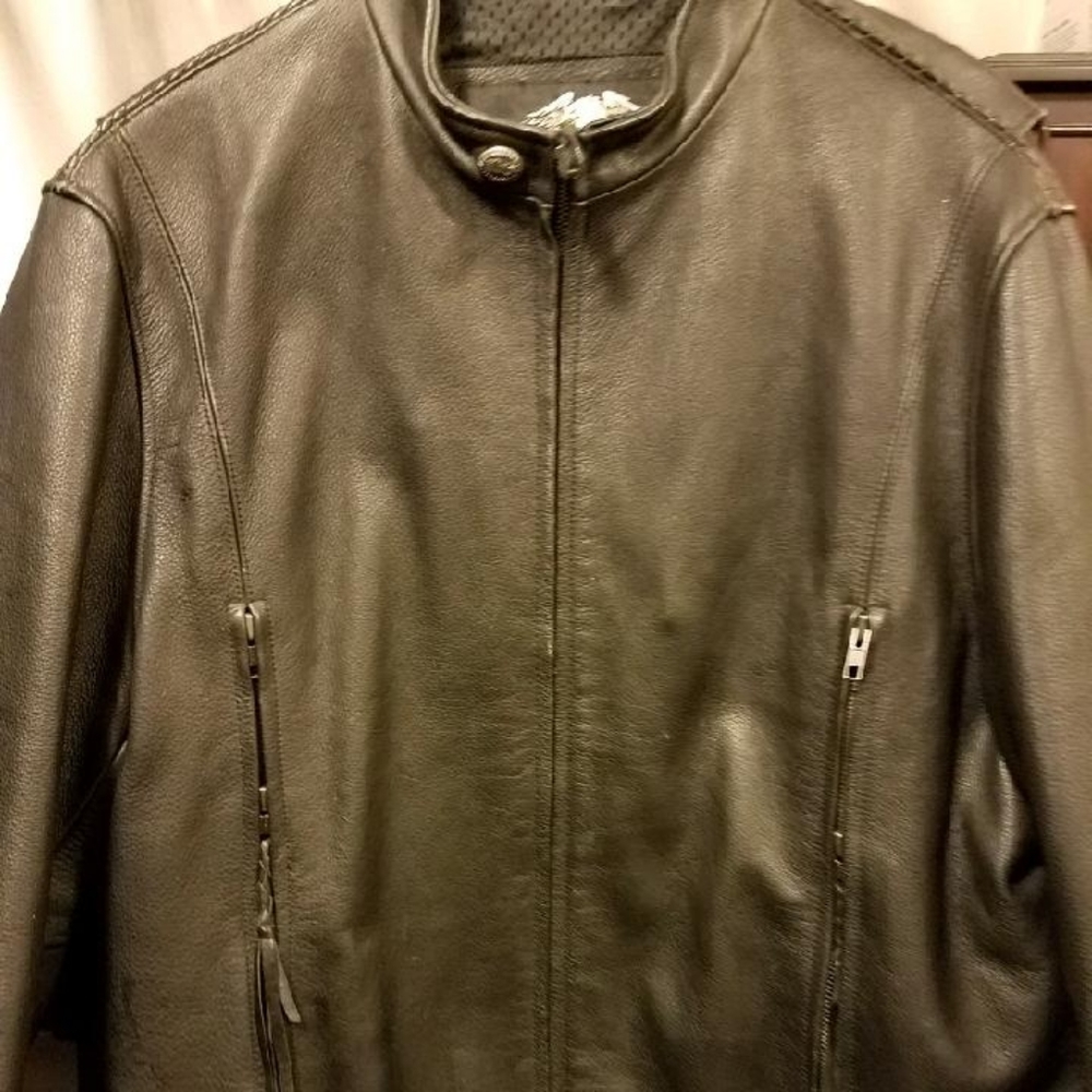 Leather jacket